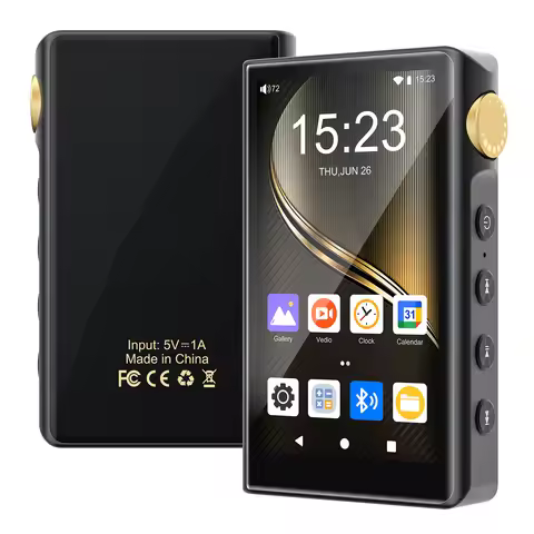 ZAQE Android12 HiFi MP3 Player Bluetooth WiFi Hi‑Res DSD DAC Lossless Portable High Fidelity Music P