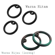 Rubber Dogtag Protector Necklace Army Pendant