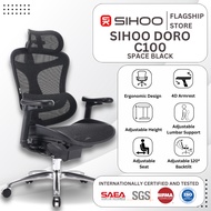 Sihoo Doro C100 Ergonomic Chair Office Home Chair Manager Chair Director Chair gaming Chair Black