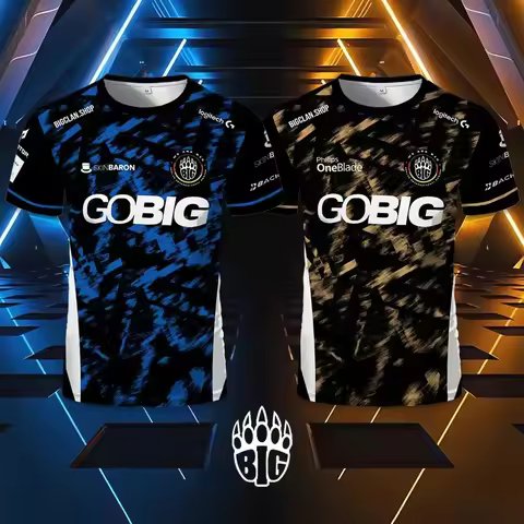Germany Esports Team BIG 25/26 Season Jersey CS2 Gaming Breathable Training Uniforms Shirt Men’s & W