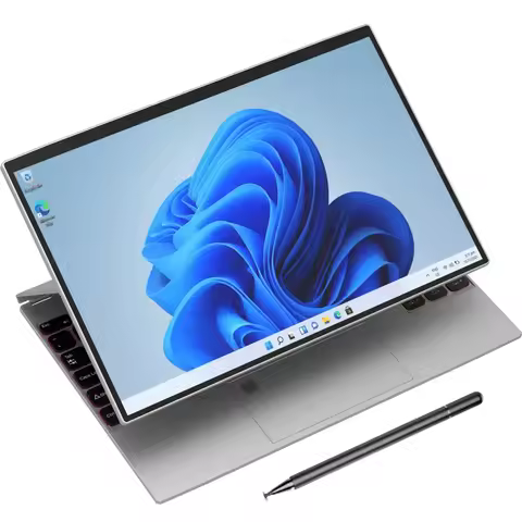 2024 New 14 Inch 2 in 1 Win 11 Tablet Laptop YOGA Touch Screen N95 32GB RAM Business Educational Lap