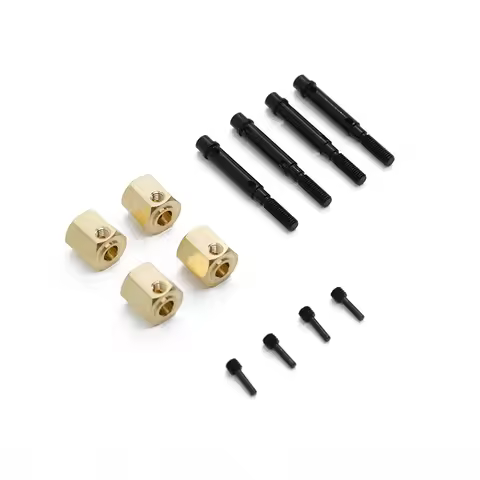 Brass +12mm wheel adapter for YIKONG TEAM RACING YK4082 6101 4102