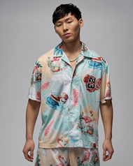 Jordan Essentials เสื้อ Camp พิมพ์ลายผู้ชาย