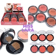 (12ตลับ) TANAKO COLORKISS BLUSHER บลัชออนเนื้อแมทต์ 6สี เม็ดสีชัด สวย ติดทน