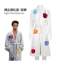 Adults Fight Club Tyler Jacket Cosplay Costume Movie Durden Leather Coat with Shirt Glasses Hallowee