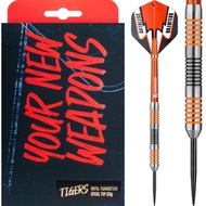 RUTHLESS RX STEEL TIP DART - 23G RINGED Ruthless TIGER Darts 90% Tungsten Steel Darts (ARROW DART KE