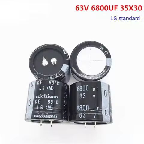 1PCS-20PCS 63V6800UF 35X30 Nichicon electrolytic capacitor 6800UF 63V High quality