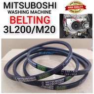 (1PC) 3L200/M20 BELTING For Mitsuboshi Washing Machine Accessories 3L200/M20 (M-20)