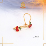 Baby New Born Cherry Gold 6K 8K Gold Earrings Gallery 21 Fashion