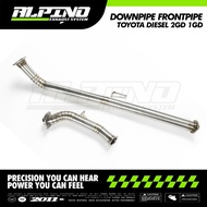 Alpino Downpipe Frontpipe Fortuner Innova Reborn 2GD 1GD