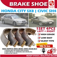 S2U Rear Brake Shoe Honda Civic SH4 City SX8 Car Brake Part 5518 Pam Kasut Brek Lining Belakang Kere