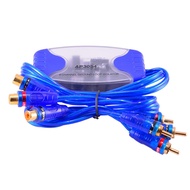 Vosarea Car Amplifier Noise Filter,4 Channel RCA Ground Loop Isolator, Ground Loop Noise Isolator, L