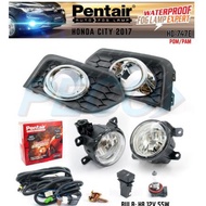 HD-747E H.CITY 2017Y CHROME FOG LAMP W/CABLE SWITCH (PENTAIR)