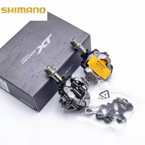 Shimano XT PD-M8100 Dual Sided SPD Pedals for Cross Country MTB XC Cyclocross Professional Cycling A