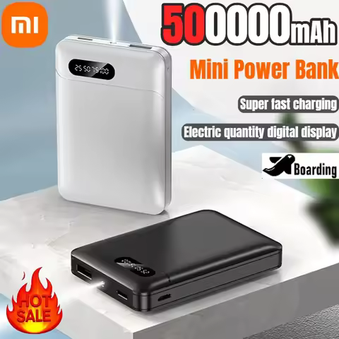 Xiaomi 500000mAh Power Bank 120W Super Fast Charging Large Capacity External Battery Portable Powerb