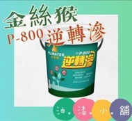 大優惠 ►油漆小舖◀︎  金絲猴P 800 混凝土 逆滲透 堵水劑 牆壁高壓防水1公斤 *含稅*