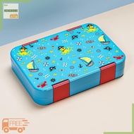 HENGHOME Đáng Yêu Trẻ Em Ăn Trưa Hộp Sinh Viên Lò Vi Sóng Du Lịch An Toàn Bento Hộp Dã Ngoại Contain