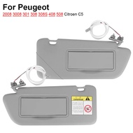 Gray SunVisor Sunshade For Peugeot 2008 3008 301 308 308S 408 508 Citroen C5 Sunvisor Car Accessorie
