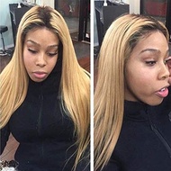 YILINHEXUAN 1B/27 Ombre Color Lace Front Wigs Human Hair 13x