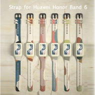 Morandi Color Strap for Huawei Band 6/6Pro Silicone Strap Replacement Watchband Bracelet For Huawei Honor Band 6 Watch Strap