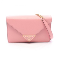 【二手】Prada PRADA 單肩包 1BD318NZVF0442 皮革鏈條單肩包 女士 全新