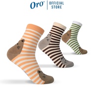 ORO KIDS 3 Pairs Kitten Collection Socks - WA-A-6 (ABC)