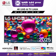 LG 50" 55" 65" 75" 86" Inch 4K UHD AI Smart TV UA84 HDR10 50UA8450PSA 55UA8450PSA 65UA8450PSA 75UA84