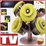 6 Cups Vacuum Spice Rack