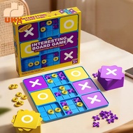 UKX Ultimate Tic Tac Toe Board Game 9 Games In 1 Big And Small Board For Two-player XO Chess Funny D