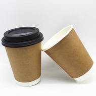 PAPER HOT CUP 8oz & 12oz WITH BLACK LID