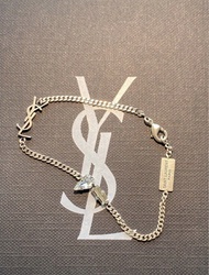 YSL crystal monogram chain Saint Lauren 手鏈 手鍊