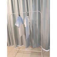 original ikea💯ikea mulig cloth rack white and black,99x152cm