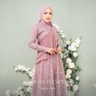 NAGINA Dress Gaun Baju Kondangan Lamaran Bridesmaid Pesta Tunangan Maternity Wanita Muslimah By LYF 