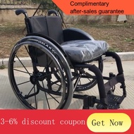 YQ52 Golden Lily Sports Wheelchair Disabled Wheelchair Electric Vehicles for Disabled Wheelchair Foldable Travel Ultra L