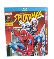 BD藍光高清歐美漫威動漫 Spider-Man 蜘蛛俠 (1994) 1-5季全 英語發音 中文字幕 4碟盒裝