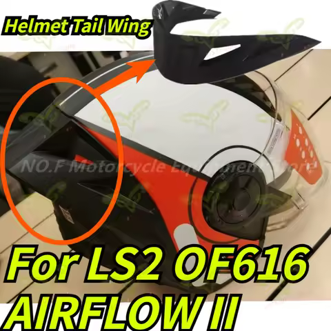 Original OF616 Helmet Tail Accessories Replace Summer Riding Motorcycle Full Face Half Helmet Tail f
