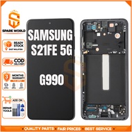 OLED W/F LCD Display For SAMSUNG S21FE 5G G990 / S21 FE / G990B Touch Screen Digitizer Replacement