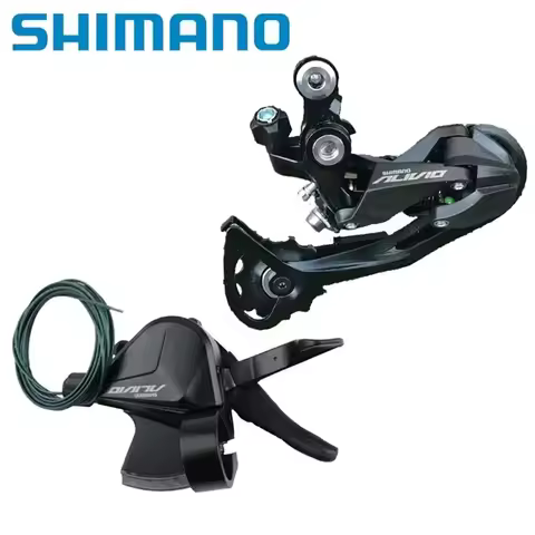 Shimano Alivio M3100 9s Right Shifter Lever Rear Derailleur SGS 9 Speed Groupset For MTB Bicycle Mou