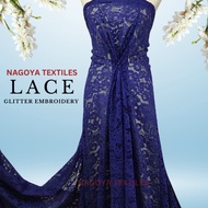 Kain Lace Sulam Glitter 58 inch Nagoya Textiles ( KLSGWC )