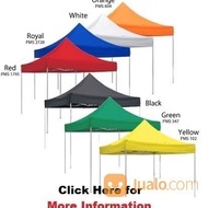 Kain tenda lipat ukuran 2x2 bisa riques warna