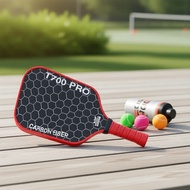 T700 Matte Carbon One-Piece Pickleball Paddle with Protective Case and Cover T700 Matte Carbon Dayun