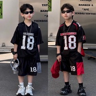 Boys' sports set (SHIRT + PANTS) No. 18 S87 size 90-160, high quality children's set