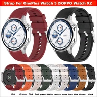 Silicone Strap / Watch Strap for OPPO Watch X / X2 / Oneplus Watch 2 / 2R / 3 Premium Quality