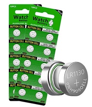 Cotchear 20pcs 1.5V AG10 Alkaline Button Battery 189 389 AG10 LR1130 LR54 V10GA Battery Alkaline But
