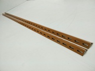 Slotted Angle Bar 1.5" x 1.5" x 2.0mm x 10Ft. - 1pc. with Free Bolts, Nuts & Washers