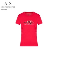 AX Armani Exchange เสื้อยืดผู้หญิง รุ่น AX XW000315 AF10364U5046 - สีแดง
