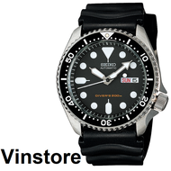 [Vinstore] Seiko SKX007 Automatic Divers 200M Black Silicone Strap Black Dial Men Watch SKX007K1 SKX007K