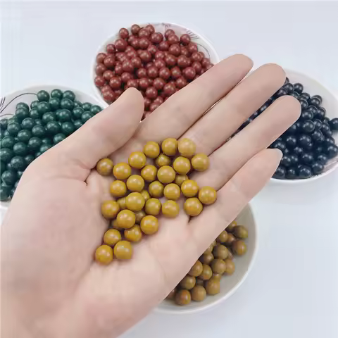 New 500/1000pcs Slingshot Practice Ammo Hard Mud Ball 9-10mm Outdoor Hunting Dedicated Slingshot