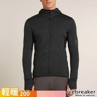 [Icebreaker] Free > Light Warm Merino Wool Blended Hooded Jacket DESCENDER Thin Brushed Mid-Layer IB
