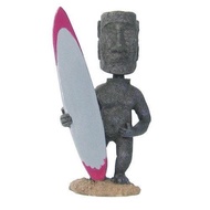 Japan Imported MOAI Easter Island Waiting Surfing Statue Shaking Head Doll